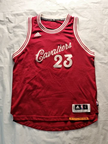Lebron James #23 Cleveland Cavaliers Christmas 2016 Adidas Jersey - YOUTH Size L Cover