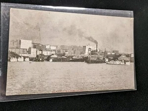 Seattle Waterfront Vintage Photo Postcard Washington Historic - Picture 1 of 2