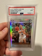 2007 Topps Chrome #99 Deron Williams Refractor /999 PSA 9 *Pop 1 & None Higher*