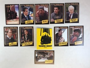 PROMO CARD SET: TOWER HEIST Brett Ratner Movie 10 RETRO-STYLE in WRAPPER PACK