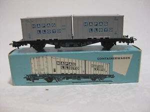 MÄRKLIN 4659 CONTAINERWAGEN Original Verpackung NICHT GETESTET - Picture 1 of 15