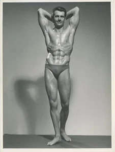 Male Bodybuilder Photo Competition 1957 Arax Gay Interest Jacques Leclerc - Picture 1 of 2