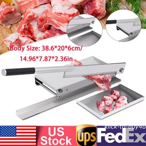 Spatola per alimenti seghetto manuale 16'' per carne e ossa taglia ossa taglia ossa - Foto 1 di 16