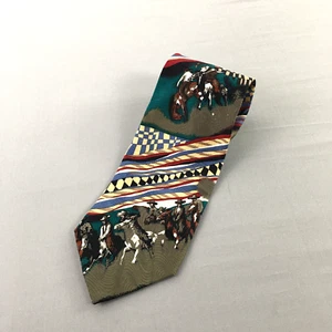 Tru-West Rockmount Ranch Wear Denver, CO Corbata de Seda Vaquero Multicolor EE. UU. - Imagen 1 de 11