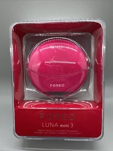 FOREO LUNA Mini 3 Fuchsia Smart Facial Cleansing Massager Device ~NEW/SEALED~ - Picture 1 of 4