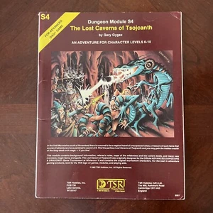 TSR S4 The Lost Caverns of Tsojcanth Dungeons & Dragons Modul Gygax 9061 - Bild 1 von 19