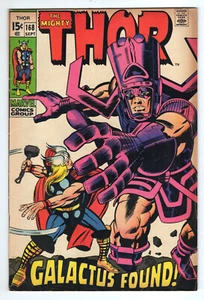 Mighty Thor #168 Muy Bueno Plus 4.5 Origen de Galactus Jack Kirby Arte 1969 - Imagen 1 de 2