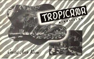 HAVANA, CUBA - TROPICANA NIGHT CLUB - CRYSTAL ARCH ROOM - OLD POSTCARD - Picture 1 of 2