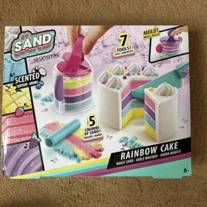 So Sand Scented Multi Coloured Magic Sand Rainbow Cake Kit - Picture 1 of 2