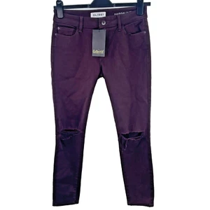 DL 1961 Margaux Skinny Ankle Jeans, Instasculpt Ripped, Size W28, L  , Malbec - Picture 1 of 20