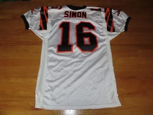 Vintage Wilson Pre Season SIMON No 16 CINCINNATI BENGALS Size 46 Football Jersey - Picture 1 of 15