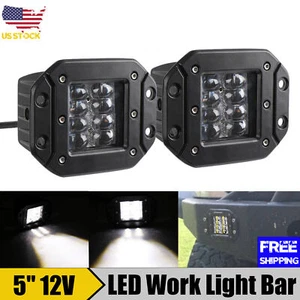 For 1994-2000 Honda FourTrax 300 LED Work Fog Light Pods Spot Beam Headlight 5'' - Picture 1 of 14