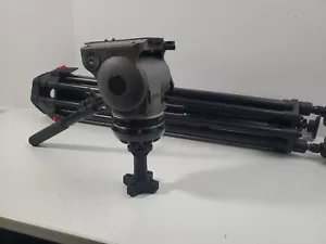 Cartoni F100 Focus Fluid Head, 100mm Ball Mount, Tripod w/Spreader - Picture 1 of 16