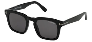 Tom Ford FT0751 Dax Sunglasses, Shiny Black Frames Smoke Lens 50-22-145, TF751-N - Picture 1 of 2