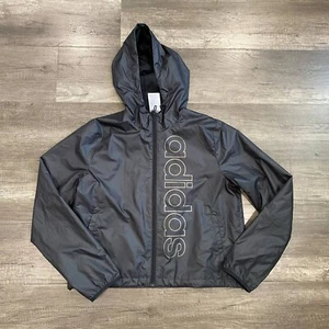 Adidas womens rain jacket windbreaker M, EUC - Picture 1 of 4
