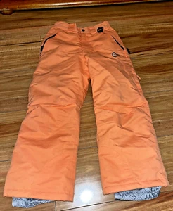 Chute Children's Orange Snow Boarding/Snow Pants Size 8 - Picture 1 of 6