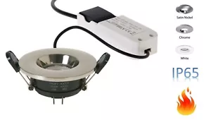 Downlight LED antincendio driver remoto soffitto da incasso luci cucina IP65 6W - Foto 1 di 8