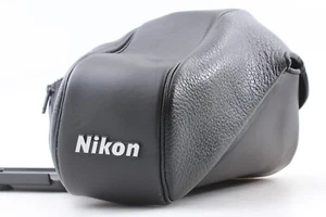 [NEAR MINT w/ CF-41B Bottom] Nikon CF-41 Black Leather Case for F4 Camera JAPAN - Picture 1 of 8