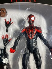 MILES MORALES MARVEL LEGENDS ULTIMATE SPIDER-MAN MOC COMPLETE w/ SPACE VENOM BAF