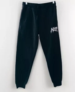 Neff Weird Times Men's Logo Black Joggers Sweatpants Size Small - Picture 1 of 5