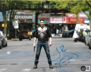 Jon Bernthal - Punisher 10x8 genuino firmado Beckett autenticado - Imagen 1 de 1