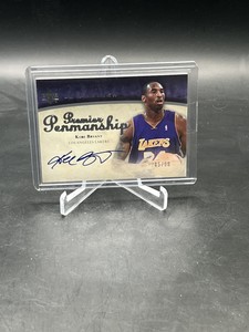 2007 Upper Deck Premier Kobe Bryant Penmanship Auto /50 Los Angeles Lakers