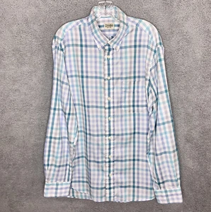 Gitman Bros Shirt Herren XL mehrfarbig Schachbrett Knopf unten Langarm Made in USA - Bild 1 von 9