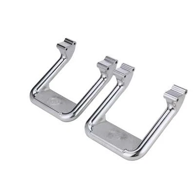 CARR 102522 Hoop II Pair 10" Polished Aluminum Steps for 1992-1999 Ford F-250 Foto 1 de 3