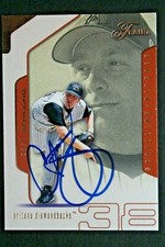 Curt Schilling DBacks Signed 2002 Fleer Flair Collection #89 Autographed JSA  