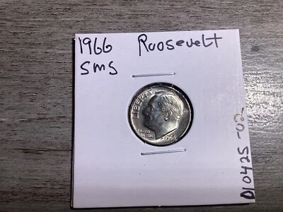 1966 Roosevelt Uncirculated SMS Dime taken from SMS Set 010425 02t - Image 1 of 4