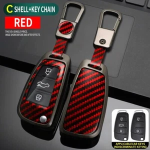 Funda Llavero Coche Carcasa para Audi A1 A3 A6 C5 C6 Q3 Q2 Q7 TT TTS R8 S3 S6 RS - Imagen 1 de 9