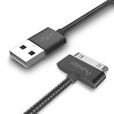 Samsung Galaxy Tab Cable, IMKEY Premium 6.5 Feet Tangle-Free Braided USB