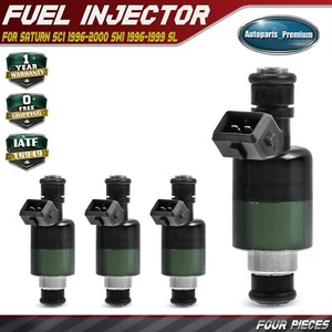 Set of 4 Fuel Injector for Saturn SL SL1 2001 L4 1.9L Sedan VIN: 8 SOHC 17121646 - Picture 1 of 8