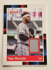 2022 Panini Donruss Retro 1988 Materials Yoan Moncada #R88M-YM