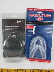 Rawlings Mouthguard without Strap & Protective Case 2 Mouth Guards Custom Fit T - Picture 1 of 7