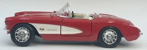 1957 Chevrolet Chevy Corvette Diecast 1:18 Scale Red Road Signature - Picture 1 of 16