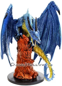 Pathfinder D&D Miniatures Maze of Death LARGE BLUE DRAGON #42 Young - Bild 1 von 1
