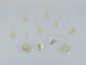 Royal Copenhagen "Royal Christmas". Set of ten brass Christmas ornaments. - Picture 1 of 6