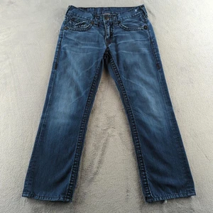 True Religion Jeans 31 Blue Joey Super T Made USA Y2K Style NO US TARIFFS - Bild 1 von 12
