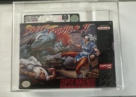 Street Fighter II 2 Super Nintendo SNES New Sealed GRADED VGA 8.0 NM