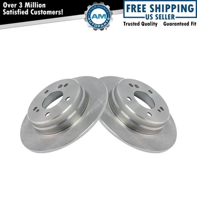 Par de rotores de freno de disco trasero laterales derecho y derecho para Mercedes Benz Chrysler Foto 1 de 3