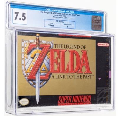 The Legend of Zelda: A Link to the Past - CGC 7.5 A Sealed, SNES Nintendo 1992 - Image 1 of 2