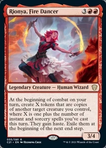 MTG - RIONYA, FIRE DANCER - Commander 2021 (R) - Foto 1 di 1