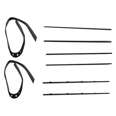 For Chevy C20 Suburban 67-72 Belt Weatherstrip Kit Inner & Outer Driver & Foto 1 de 2