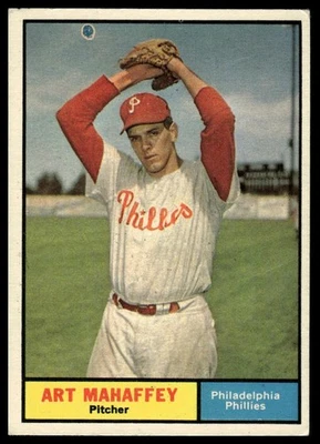 1961 Topps #433 Art Mahaffey - Image 1 of 2