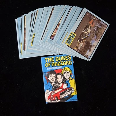 EXMT-NM 1980 Dukes of Hazzard Complete Trading Card Set 1-66 Donruss wrapper - Image 1 of 4