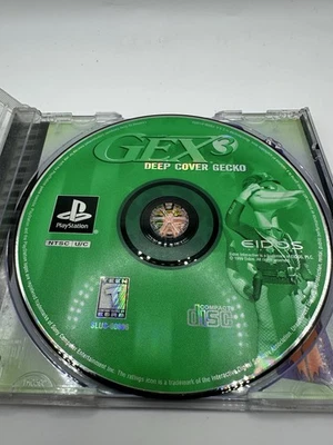 Gex 3: Deep Cover Gecko (Sony PlayStation 1, PS1, 1999) Black Label - Tested - Image 1 of 4