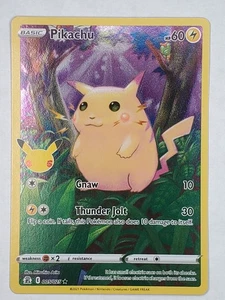 Pikachu 005/025 Holo Rare Celebrations NM English Pokemon - Picture 1 of 2