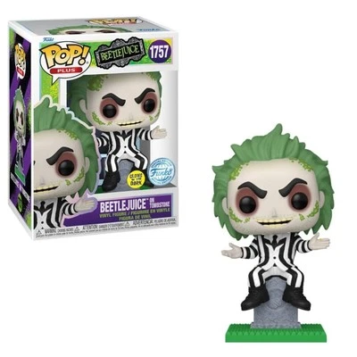 ‎FUNKO Funko Pop Beetlejuice on Tombstone Glows in The Dark Special Edition 1757