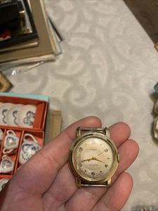 1950’s Timex US Time 34mm Shock Resistant Mens Mechanical Watch for Parts - Picture 1 of 6
